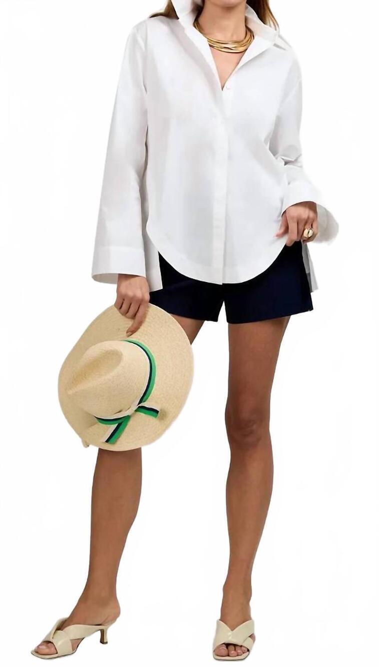 NEW TRINA TURK olona top in white